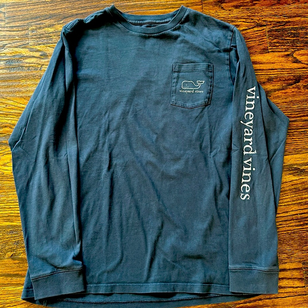 Vineyard Vine Boys XL Blue Full Sleeve Tshirt